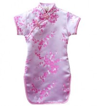 SKCC001 custom-made girl cheongsam style making children's Tang suit style performance clothing Tang suit kung fu cheongsam design children's dress style children's Tang suit specialty store 45 degree